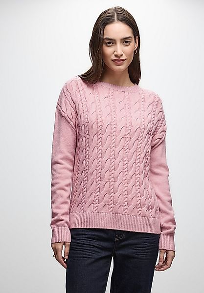 STREET ONE Strickpullover aus softem Materialmix günstig online kaufen