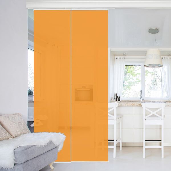 Bilderdepot24 Schiebegardine modern Flächenvorhang blickdicht Mango günstig online kaufen