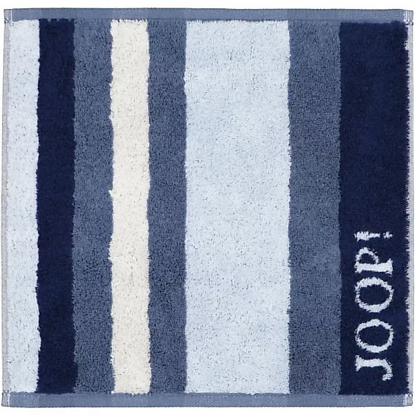 JOOP! Handtücher Vibe Streifen 1698 - Farbe: ozean - 11 - Seiflappen 30x30 günstig online kaufen