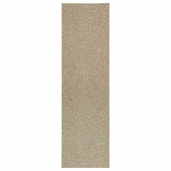 vidaXL Teppich Zizur Beige 80x250 Cm Juteoptik Indoor Und Outdoor 2232322 günstig online kaufen