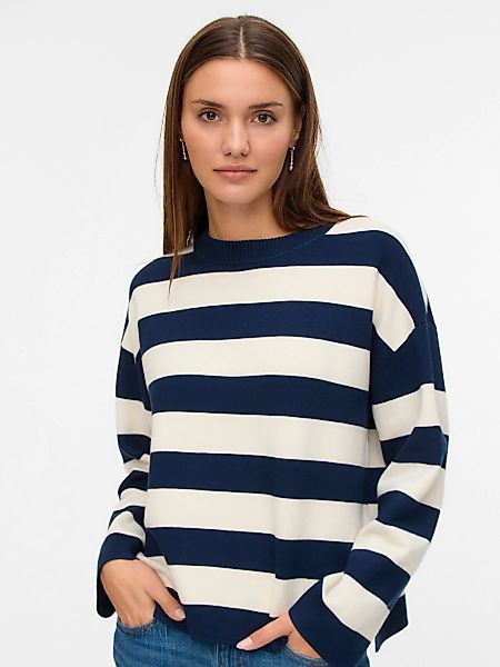 Vero Moda Strickpullover "VMSILJE LS O-NECK BOXY PULLOVER NOOS" günstig online kaufen
