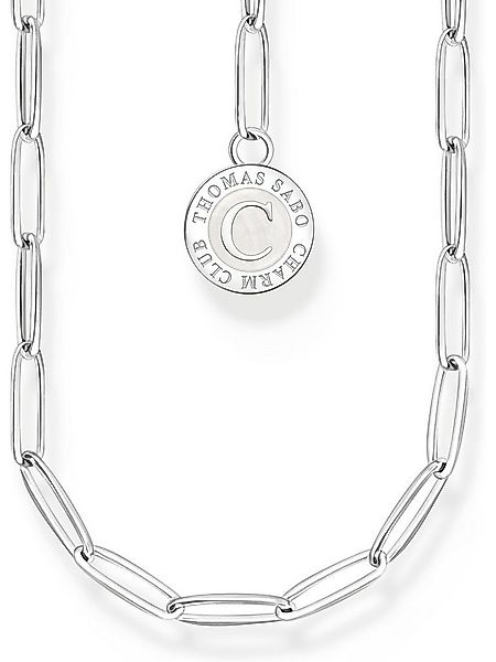 THOMAS SABO Silberkette Thomas Sabo Damen-Kette 925er Silber, Emaille, Carr günstig online kaufen