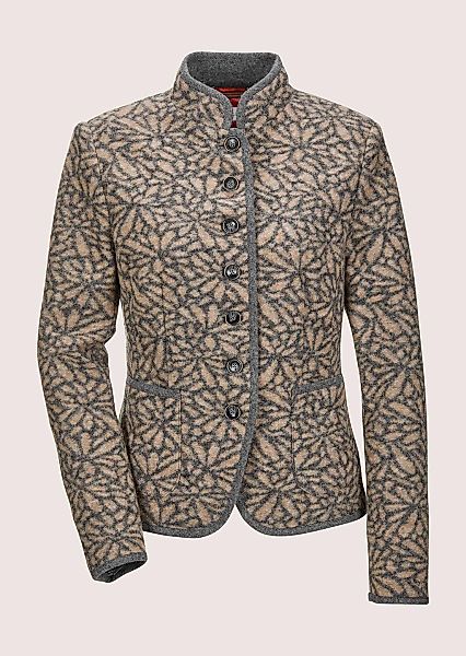 MADELEINE Kurzblazer "Kurzblazer Verkürzter Wollblazer mit Stehkragen, Tasc günstig online kaufen