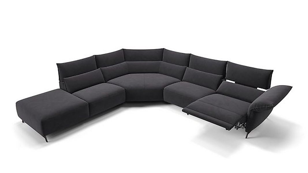 Sofanella 2-Sitzer Stoff CUNEO, Relaxsofa, Designsofa, Designer Couch, Ital günstig online kaufen