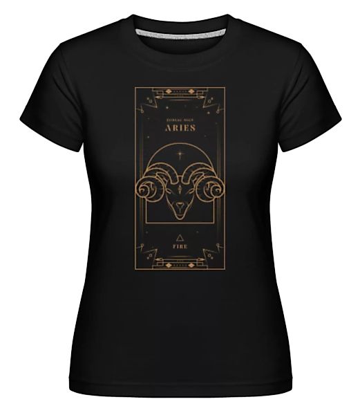 Art Deco Zodiac Sign Aries · Shirtinator Frauen T-Shirt günstig online kaufen