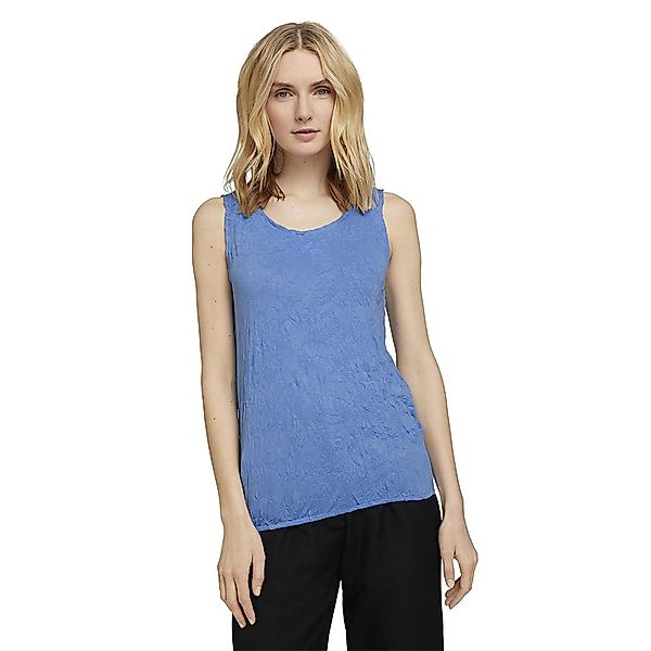 Tom Tailor Ärmellos T-shirt S Sea Blue günstig online kaufen