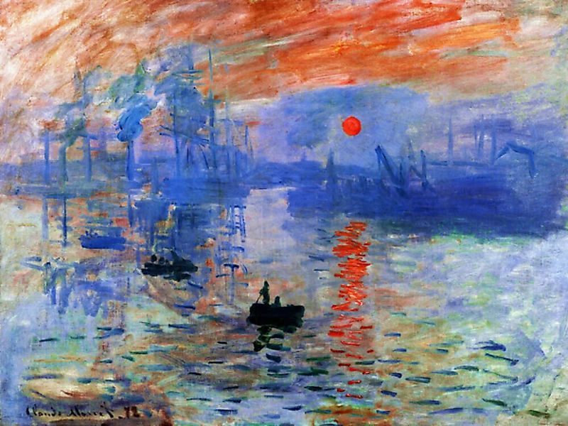 Poster / Leinwandbild - Claude Monet: Impression, Soleil Levant günstig online kaufen