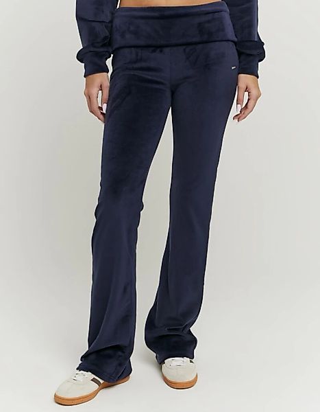 Tally Weijl Samthose "SPAPEVOLDY" Materialmix, Bootcut, Mid Waist, aus Samt günstig online kaufen