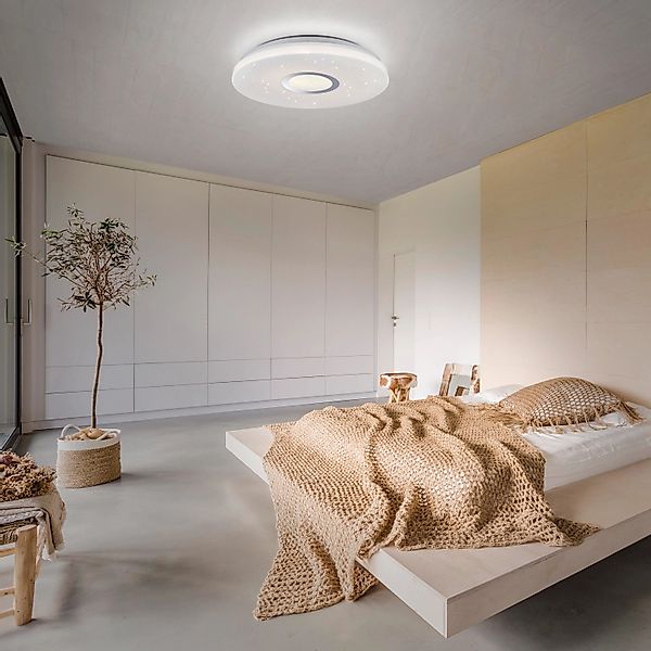 JUST LIGHT Deckenleuchte JONAS, Dimmfunktion, Memoryfunktion, mehrere Helli günstig online kaufen