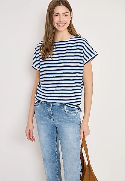 Cecil 3/4-Arm-Shirt mit U-Boot-Ausschnitt günstig online kaufen