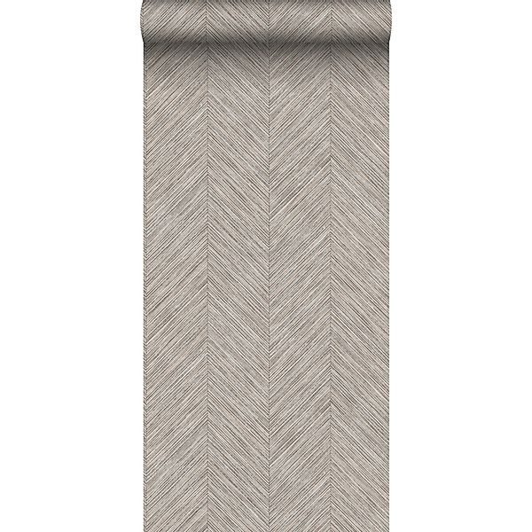 Sanders & Sanders Tapete Fischgrätmuster Beigebraun 53 cm x 10 m günstig online kaufen