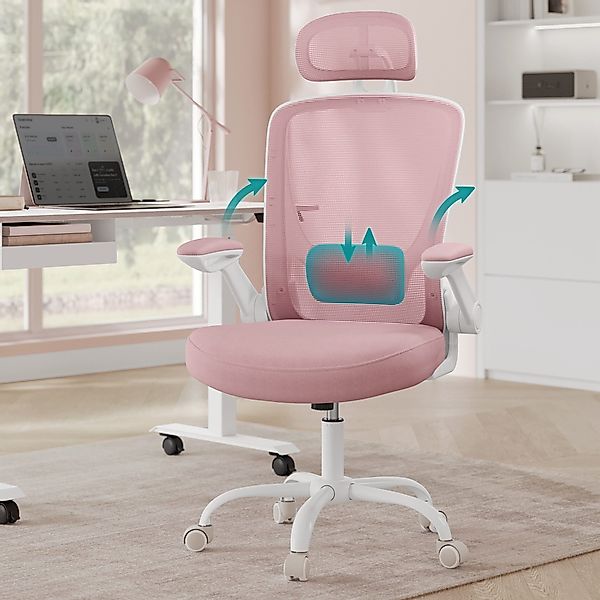 SONGMICS Bürostuhl, ergonomisch, Drehstuhl mit Mesh, günstig online kaufen