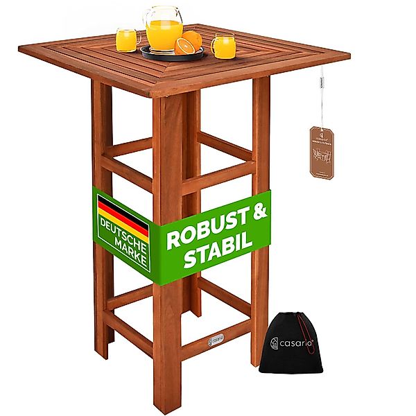 Casaria Stehtisch Akazie (1-St), Holz 110cm günstig online kaufen