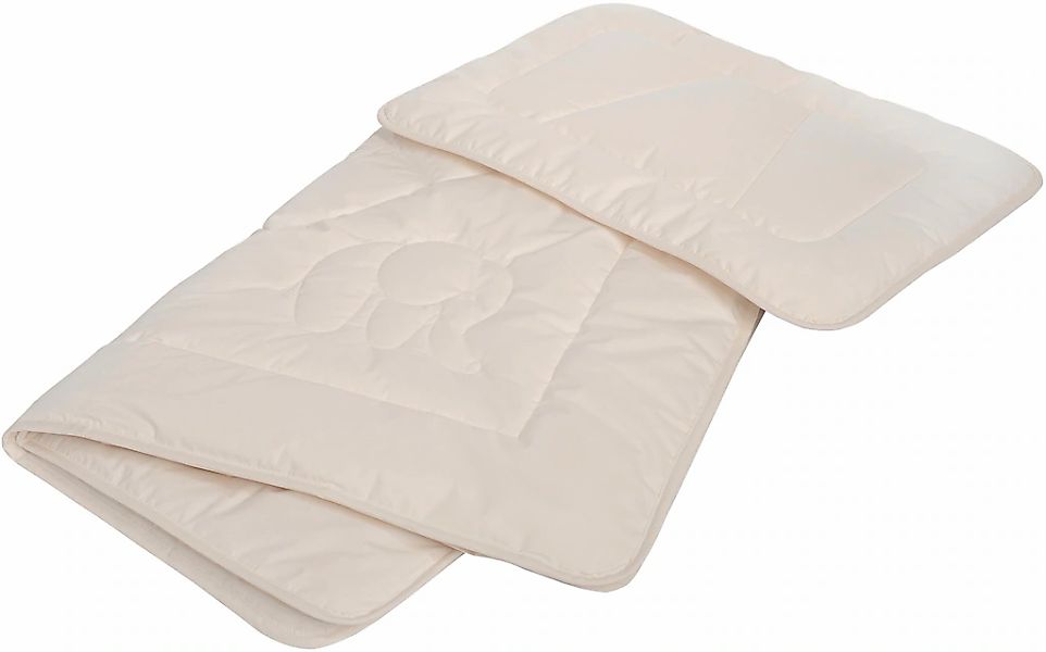 Hefel Kinderbettdecke + Kopfkissen "Bio-Timber, 100x135 cm aus Naturfasern, günstig online kaufen
