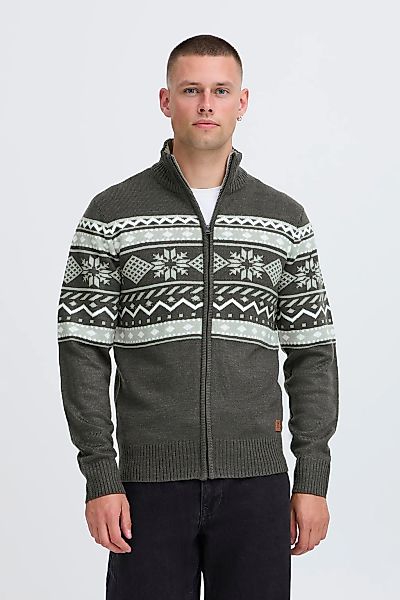 Blend Strickjacke "BHNova", Stilvolle Strickjacke mit Norweger-Muster günstig online kaufen