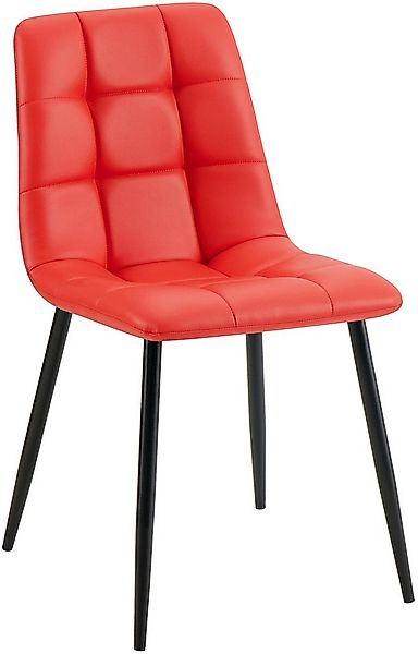 CLP Esszimmerstuhl Antibes (1er, 1 St), Polsterung mit Kunstleder-Bezug, Me günstig online kaufen