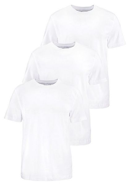 Man's World T-Shirt neue Farben! (3er-Pack) Kurzarm, unifarben, Rundhals, a günstig online kaufen