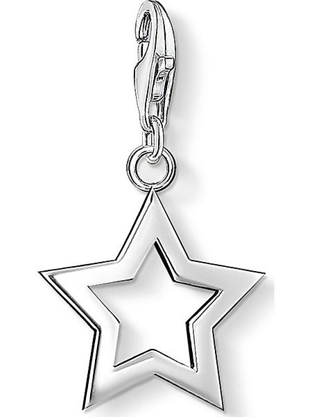 THOMAS SABO Kettenanhänger Thomas Sabo Damen-Charm 925er Silber Stern günstig online kaufen