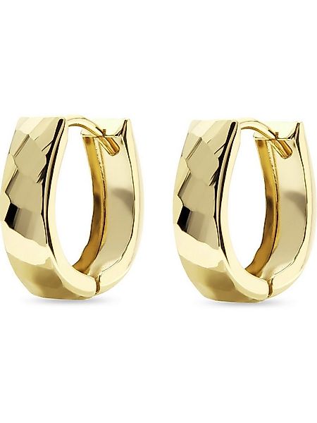 CHRIST Paar Creolen CHRIST Damen-Creolen 585er Gelbgold (Paar) günstig online kaufen