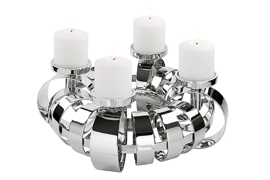 Fink Kerzenhalter "ANELLO, Weihnachtsdeko" 4-flammig, Adventsleuchter günstig online kaufen