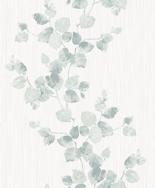 Marburg Vliestapete Weiß-Grün, floral, moderne Tapete günstig online kaufen