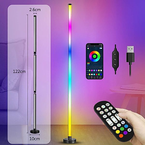 MUPOO LED Stehlampe RGB LED Stehlampen günstig online kaufen