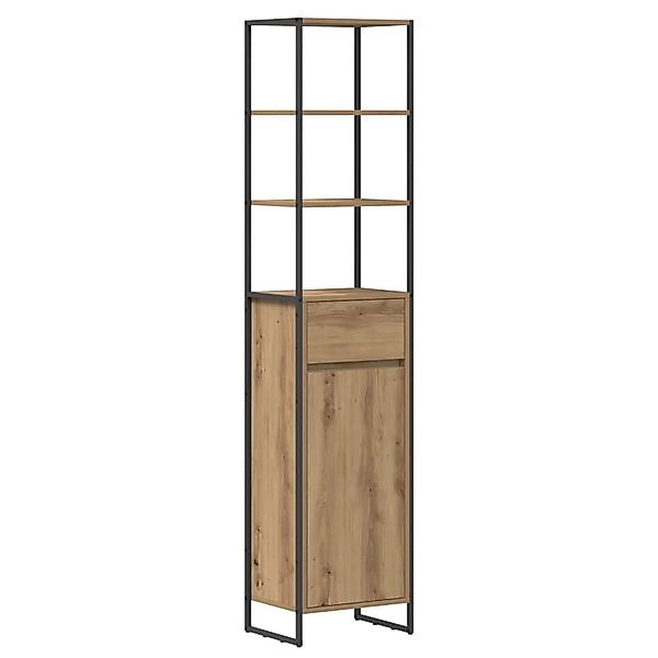 vidaXL Badezimmerschrank mit Tür Kunsthandwerk Eiche 40 x 30 x 180 cm 88649 günstig online kaufen