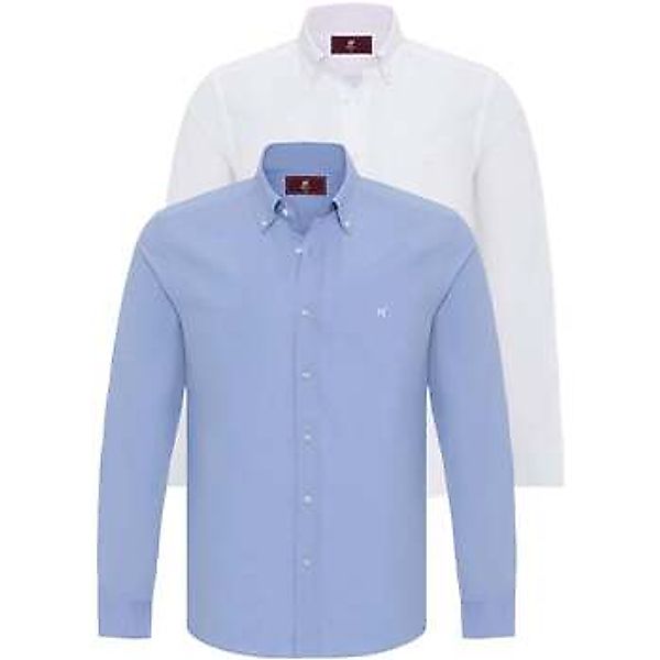 Williot  Hemdbluse 2 Pack Regular Fit Button-Down Collar Shirt günstig online kaufen