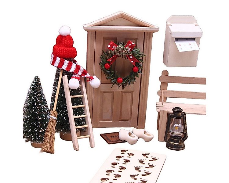 Coonoor Adventskalender Wichteltür Set DIY-Dekoration für Weihnachten (15-t günstig online kaufen