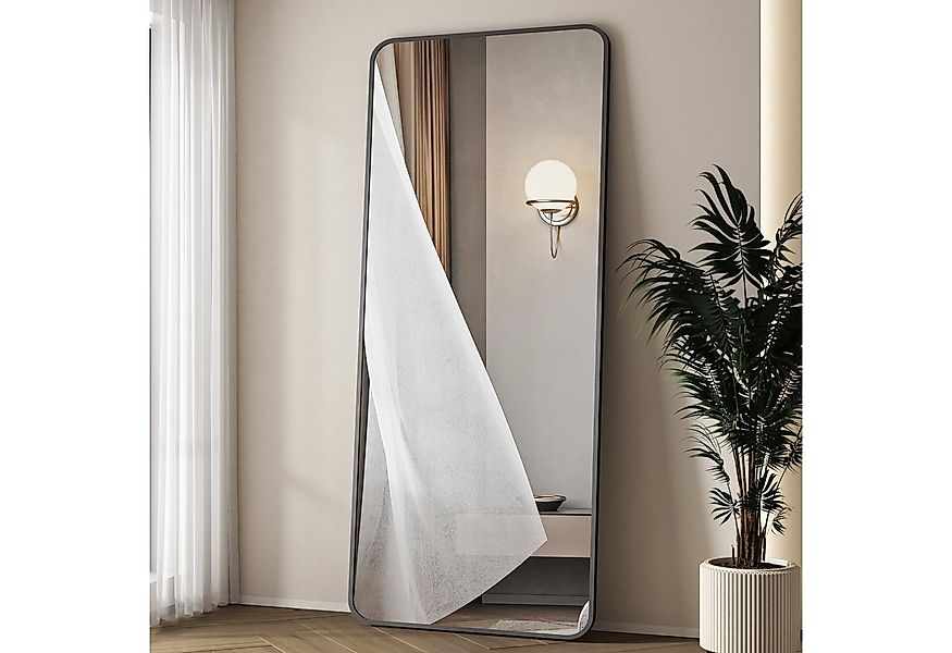 Hopibath Standspiegel 180 hoch xxl Ganzkörperspiegel 180x80cm Rund Bogen (B günstig online kaufen