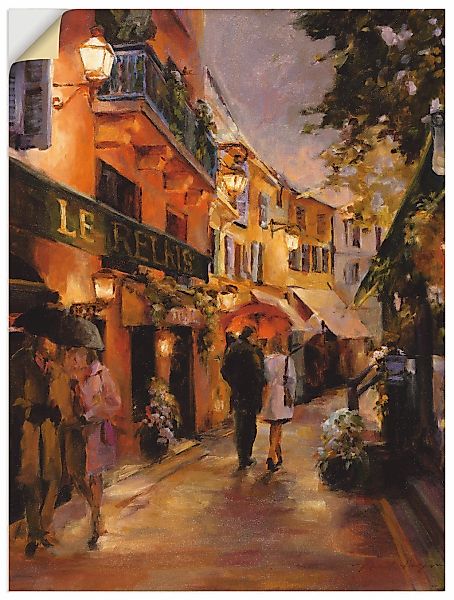 Artland Wandbild "Abend in Paris II", Frankreich, (1 St.), als Leinwandbild günstig online kaufen