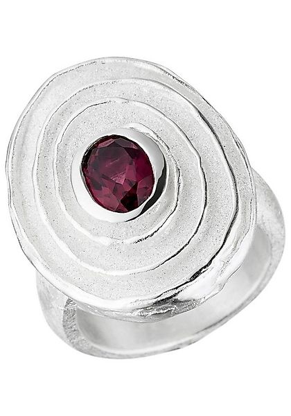 JOBO Silberring, 925 Silber mit Rhodolith günstig online kaufen
