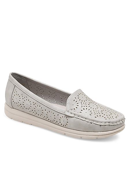 Clara Barson Mokassins KFB22SH002 Grau Mokassin günstig online kaufen