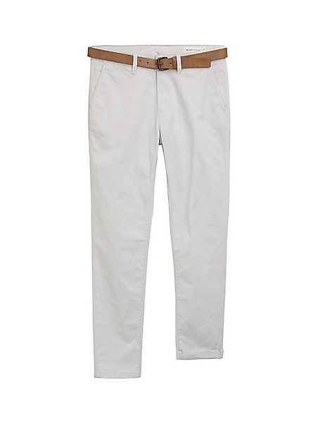 TOM TAILOR Denim Chinohose (mit Gürtel) leicht vorgewaschen günstig online kaufen