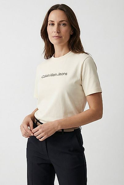 Calvin Klein Jeans T-Shirt mit Logoschriftzug günstig online kaufen
