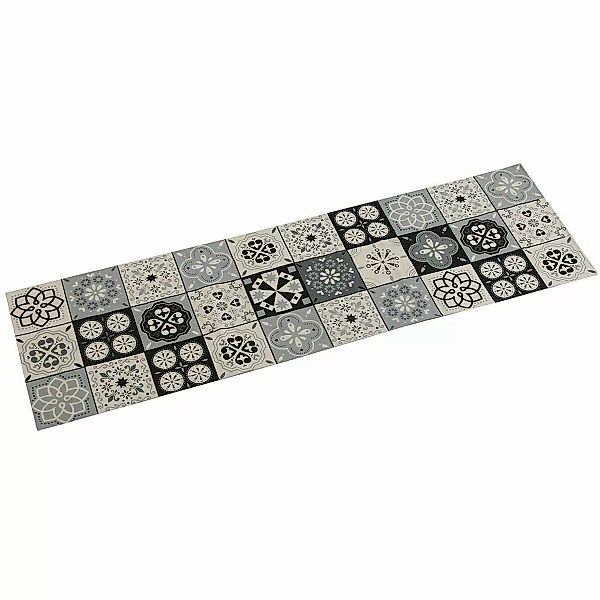 Tischläufer Versa Mosaik Schwarz Polyester (44,5 X 0,5 X 154 Cm) günstig online kaufen