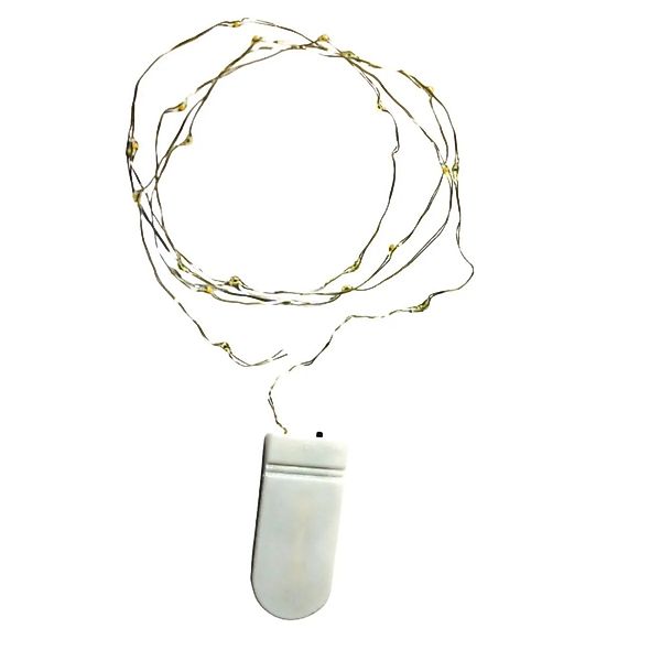 Lex 10er LED Lichterkette Batteriekette Kupferkabel Wasser Beleuchtung Deko günstig online kaufen