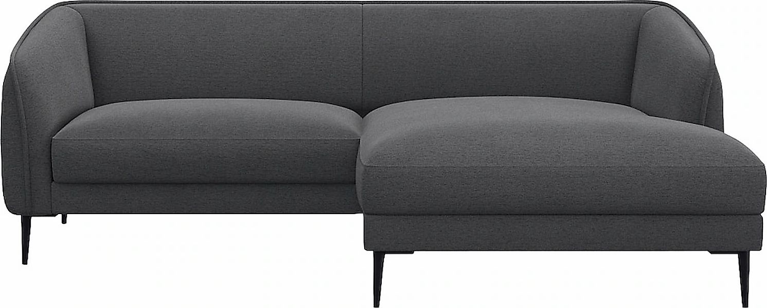 FLEXLUX Ecksofa "Belle Designsofa, bequem durch Kaltschaum im Sitz, OTTOs C günstig online kaufen