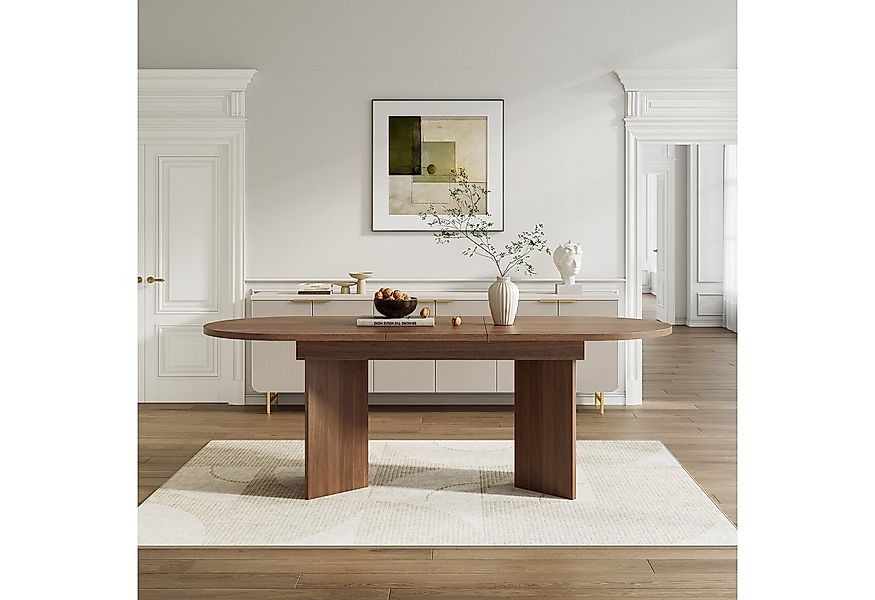 Flieks Esstisch (Länge 120-160/T80/H75 cm, 1-St., 1 Tisch), ausziehbarer Kü günstig online kaufen