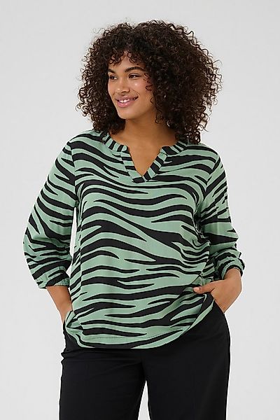 KAFFE Curve Kurzarmbluse Kurzarm-Bluse KCjanni Große Größen günstig online kaufen