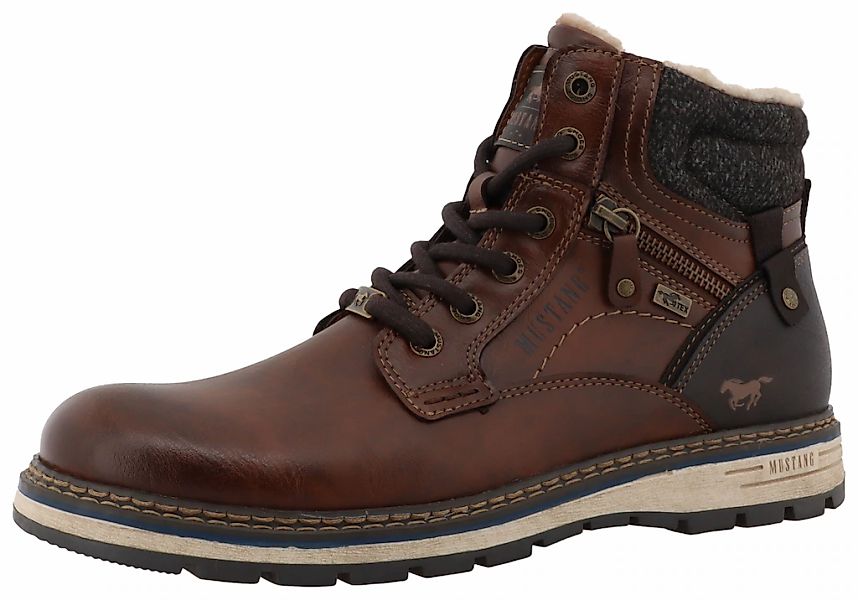 Mustang Shoes Winterboots "Mariko", Workerboots, Schnürboots mit TEX-Aussta günstig online kaufen