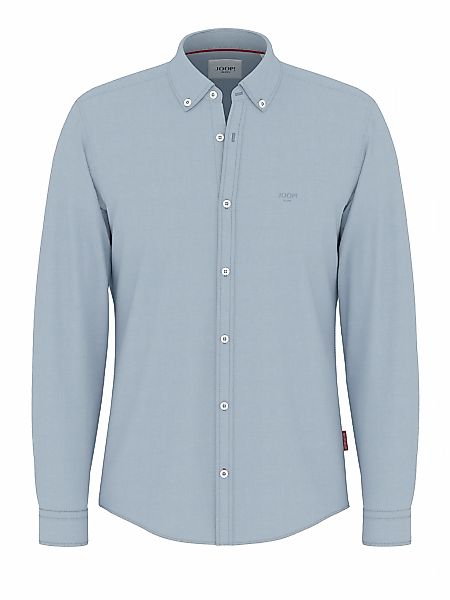 Joop Jeans Langarmhemd "Haven3-W", Mit Ton-in Ton Markenlogoprint auf der B günstig online kaufen