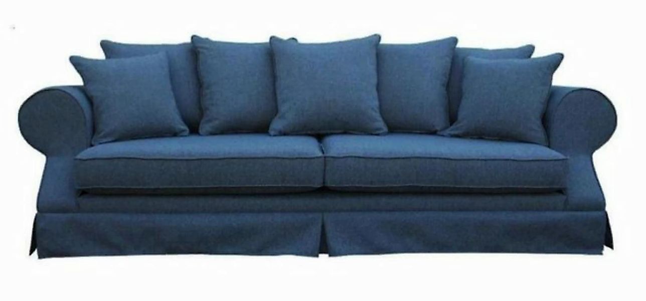 JVmoebel Sofa Grau Dreisitzer Sofa Stoff Wohnzimmer Design Couchen Polster, günstig online kaufen