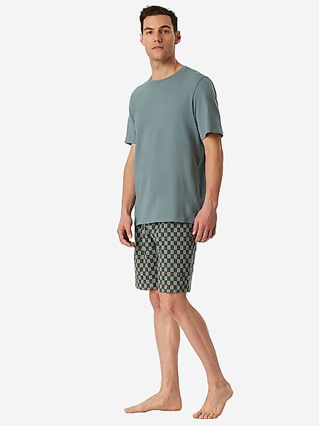 Schiesser Pyjama Rundhals - Casual Essentials günstig online kaufen