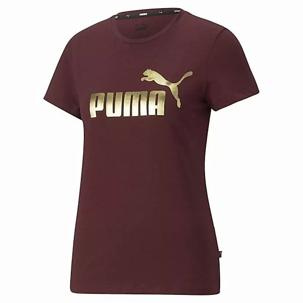 PUMA T-Shirt Damen T-Shirt - ESS+ Metallic Logo Tee, Rundhals günstig online kaufen