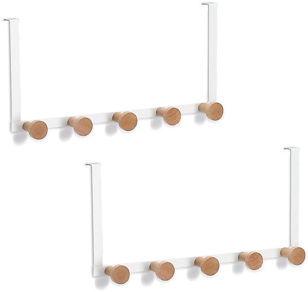 Zeller Present Garderobenleiste (Set, 2 St), Aus Holz und Metall gefertigt günstig online kaufen