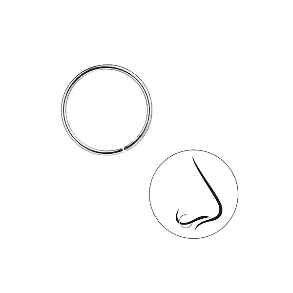 Monkimau Nasenpiercing 12mm Nasenring Nasenstecker 925 günstig online kaufen