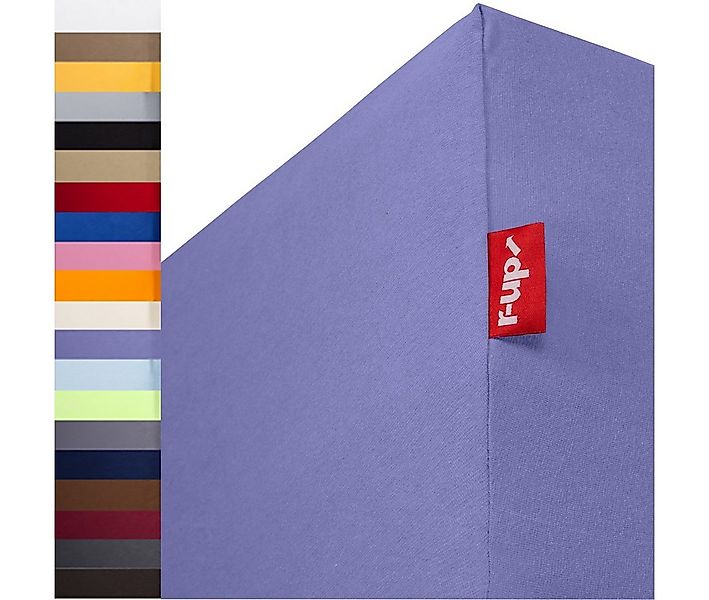 r-up Spannbettlaken Passt 90x200 bis 200x220cm erhältlich! 130 g/m², Baumwo günstig online kaufen