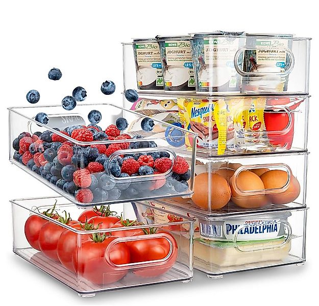 YMQHBS Aufbewahrungsbox Küchenorganizer-Set Kühlschrank Organizer (set, 6 S günstig online kaufen