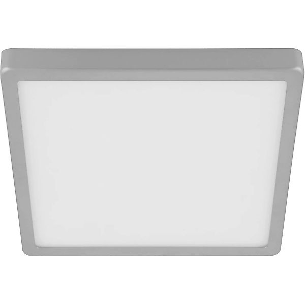 EDI-Light Deckenleuchte 75531 silber weiß Stahl Kunststoff B/H/T: ca. 29x3x günstig online kaufen